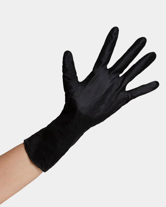 Guantes Látex Reusables Negros - 10 unidades